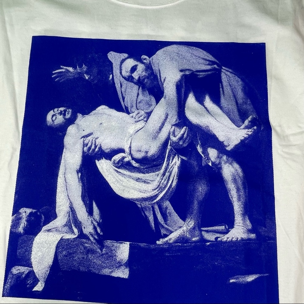 Champion x Virgil Abloh Pyrex Mens 2XL White Tee Shirt Figures of Speech T-Shirt - Picture 2 of 12